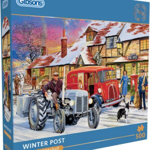 Winter Post (door Trevor Mitchell) - Gibsons puzzels - 500 stukjes