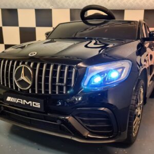 Kinderauto Mercedes GLC 63 AMG 1-persoons metallic zwart
